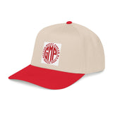 GMP Circle Logo Baseball Cap — 'Good Money Power' Red Embroidered Hat