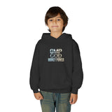 Youth Hoodie — GMP GOD Money Power Metallic Graphic Pullover