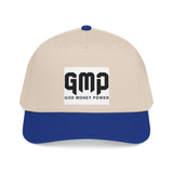 God Money Power Baseball Cap — GMP Embroidered Mid-Profile Snapback