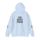 God Money Power Hoodie — Minimalist Faith & Ambition Pullover