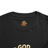 Toddler Tee — "God Money Power" Jack-o'-Lantern Halloween Shirt