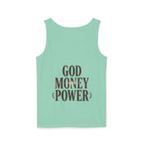 God Money Power Tank Top — GMP Inspirational Faith & Prosperity Sleeveless Tee