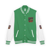 Letterman Jacket — “Put God First, Hustle for the Money” Motivational Varsity Jacket