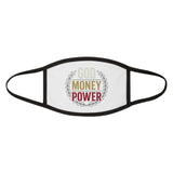 God Money Power Face Mask — Inspirational Faith & Hustle Protective Mask