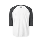 Raglan Shirt — Retro Stacked Cash Graphic (God Money Power)