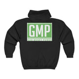 GMP 'God Money Power' Zip Hoodie – Premium Black Full-Zip Sweatshirt