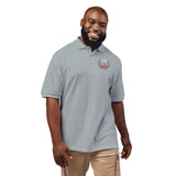 Embroidered Polo Shirt — Colorful Floral 'Hope Grows Here' Logo
