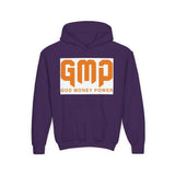 Youth Hoodie — GMP (God Money Power) Bold Orange Logo