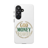Phone Case — "God Money Power" Inspirational Religious Design