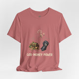God Money Power Tee — Faith & Prosperity Graphic T-Shirt