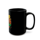 GMP God Money Power Black Coffee Mug — Bold Retro Financial Motivational Design (11oz/15oz)