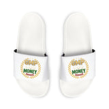 Men's Slide Sandals — 'GMP Money' Logo Removable-Strap Pool Slides