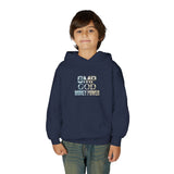 Youth Hoodie — GMP GOD Money Power Metallic Graphic Pullover