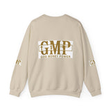 GMP "God Money Power" Crewneck Sweatshirt — Gold Logo Streetwear