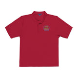 Embroidered Floral 'Love Grows' Polo Shirt