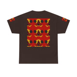 Surf Saint T‑Shirt — Vintage Palm Beach Vibes ("Our Savior Protects" Banner)