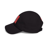 Dad Cap with Red Retro Santa Embroidered Patch