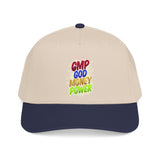 Mid Profile Baseball Cap — "GMP God Money Power" Embroidered Trucker Hat
