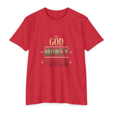 God Money Power T-Shirt – Retro Faith & Hustle Graphic Tee