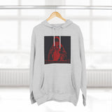 Red Devil Graphic Hoodie — Vintage Occult Illustration Sweatshirt