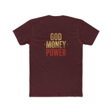God Money Power Tee — Retro Palm Jesus Graphic T-Shirt