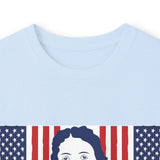 Long Sleeve Tee - Patriotic Bandana Mask Design with 'God, Money & Power' Graphic