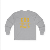 GMP (God • Money • Power) Gold Logo Long Sleeve Tee