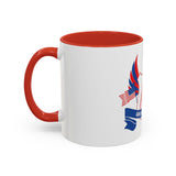 God Money Power Accent Coffee Mug — Patriotic Jesus Design (11/15oz)
