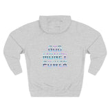 Hoodie - 'God Money Power' Graphic Fleece Pullover