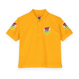 Youth Polo Shirt — Colorful "Camp Gov Summer Power" Logo Tee