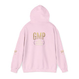 GMP Crest Hoodie — White Gold Logo Pullover