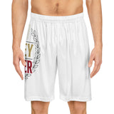 Motivational Basketball Shorts – “Good Money Power” AOP Athletic Shorts