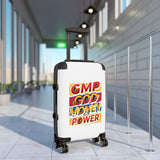 Suitcase — GMP God Money Power Retro Pop Graphic Carry-On