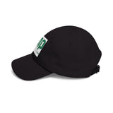 GMP 'God Money Power' Embroidered Classic Dad Cap — White Adjustable Baseball Hat