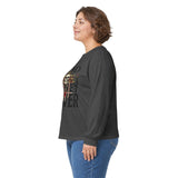 God Money Power- Skull Ultra Cotton Long Sleeve Tee