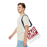 GMP Tote Bag — God Money Power Red Logo All-Over Print Tote