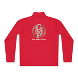 Quarter-Zip Pullover — Gold Monogram "GMP" (God • Money • Power)