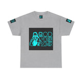God Money Power Tee — Retro Neon Graphic T-Shirt