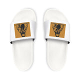 Men's Slide Sandals with Removable Strap — Vintage Biker Graphic