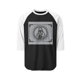 Raglan Shirt — Retro Stacked Cash Graphic (God Money Power)