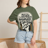 God Money Power Graphic T-Shirt