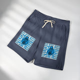 God Money Power Graphic Sweat Shorts — Garment-Dyed Lightweight Fleece