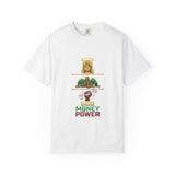 God Money Power T-Shirt — Angel, Stacks of Cash Graphic Tee