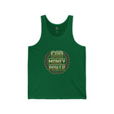 God Money Power Tank — Inspirational Faith & Hustle Graphic Tank Top