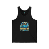 God Money Power Tank Top — Bold Graphic Faith & Hustle Sleeveless Tee