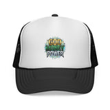 God Money Power Trucker Cap – Bold Faith & Hustle Mesh Hat