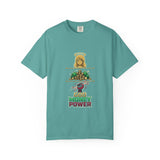 God Money Power T-Shirt — Angel, Stacks of Cash Graphic Tee