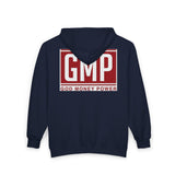 GMP God Money Power Zip Hoodie — Bold Faith & Prosperity Full‑Zip Sweatshirt