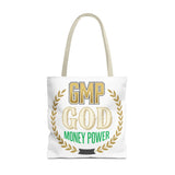GMP GOD Money Power Tote Bag — Bold Financial Empowerment Canvas Tote