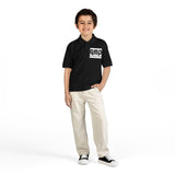 Youth Polo Shirt with 'GMP God Money Power' Chest Logo